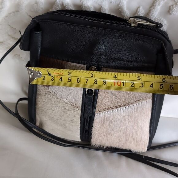 MINI Hair on Hide Crossbody Bag - Picture 7 of 10